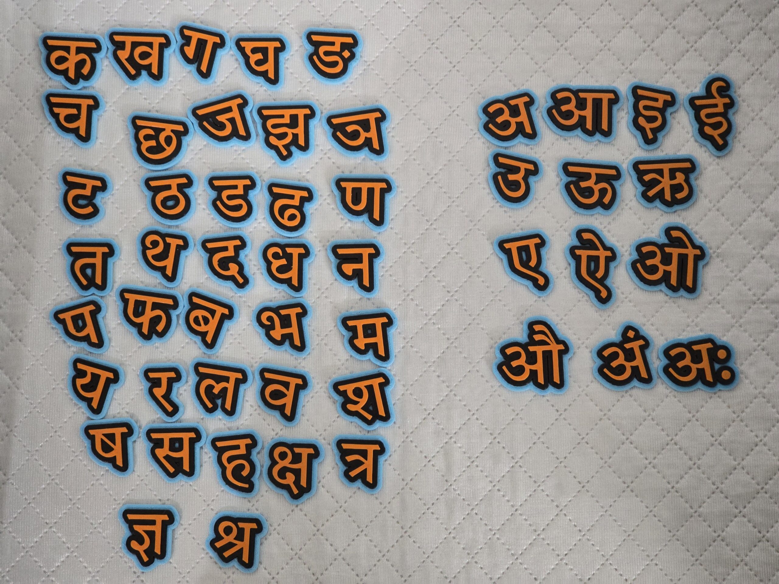 Hindi Varnmala Swar and Vyanjans (Vowels and Consonants) Letters