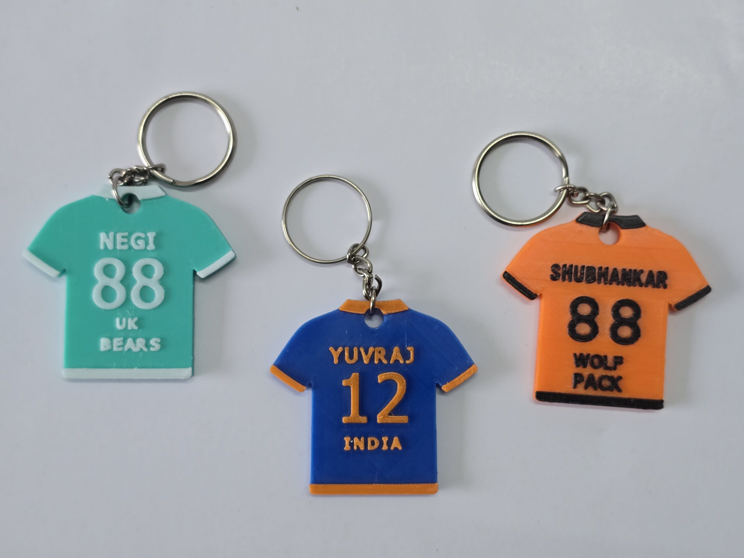 Customized Jersey Keychain - Personalized Sports Gift