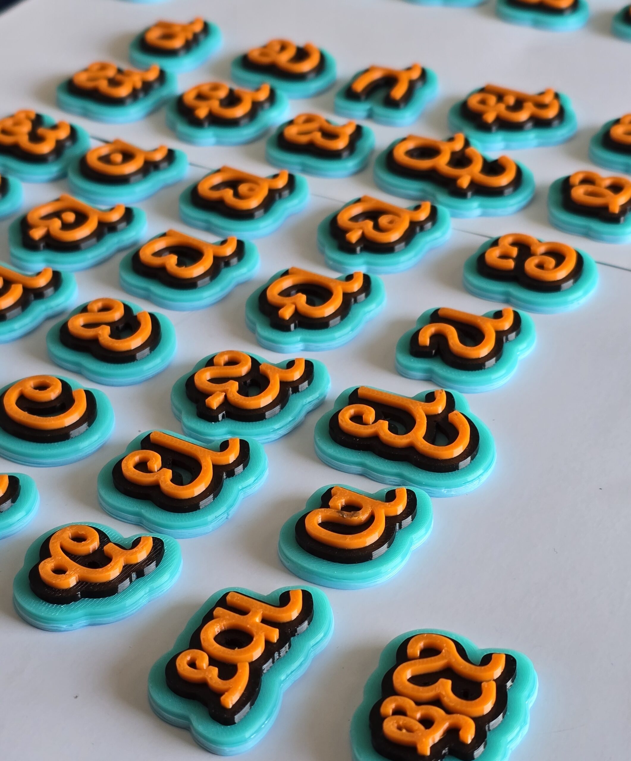 Kannada Varnmale Alphabet Set, Kannada Swaragalu Vowels & Vyanjanagalu consonants, Kannada Varnamale Language Learning for Kids, Kannada Script Learning Blocks - Image 3