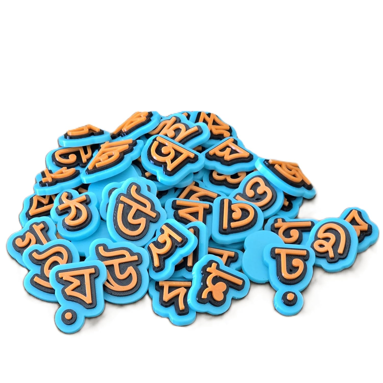 Bengali Varnmala Bangla/Assamese Alphabet Set, Swarabarna Vowels + Byanjanbarna consonants, Bangla Language Learning for Kids, Bengali Script Learning Blocks