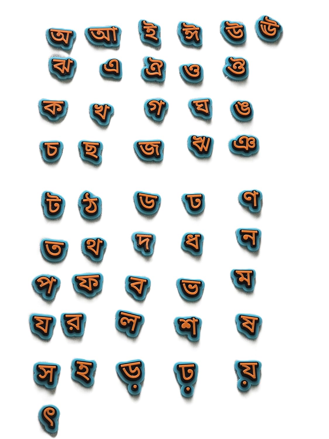 Bengali Varnmala Bangla/Assamese Alphabet Set, Swarabarna Vowels + Byanjanbarna consonants, Bangla Language Learning for Kids, Bengali Script Learning Blocks - Image 3