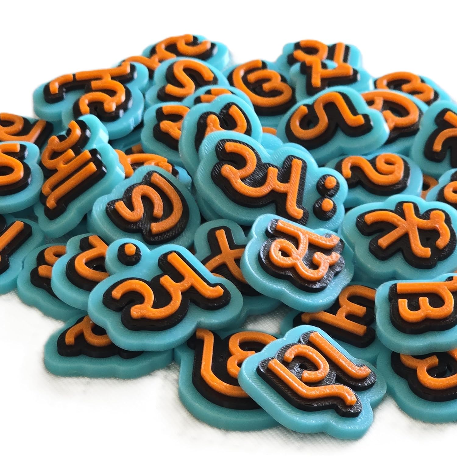 Gujarati Varnmala Alphabet Set, Gujrati Kakko Swar Vowels & Vyanjan consonants, Gujarati Kakko Language Learning for Kids, Gujrati Script Learning Blocks - Image 5